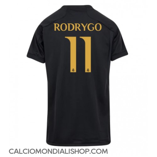 Maglie da calcio Real Madrid Rodrygo Goes #11 Terza Maglia Femminile 2023-24 Manica Corta
